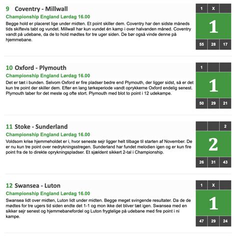 tips 13 forslag tipsbladet|13 skarpe til fredagens Tips 13 .